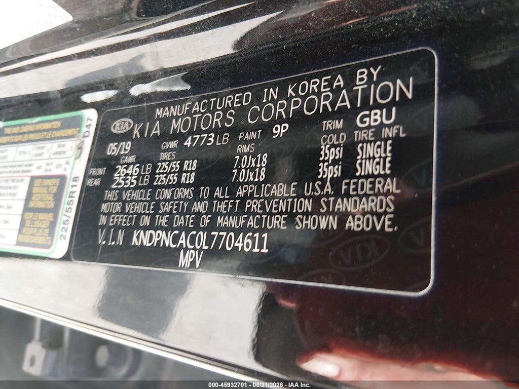 2020 Kia Sportage EX photo 9