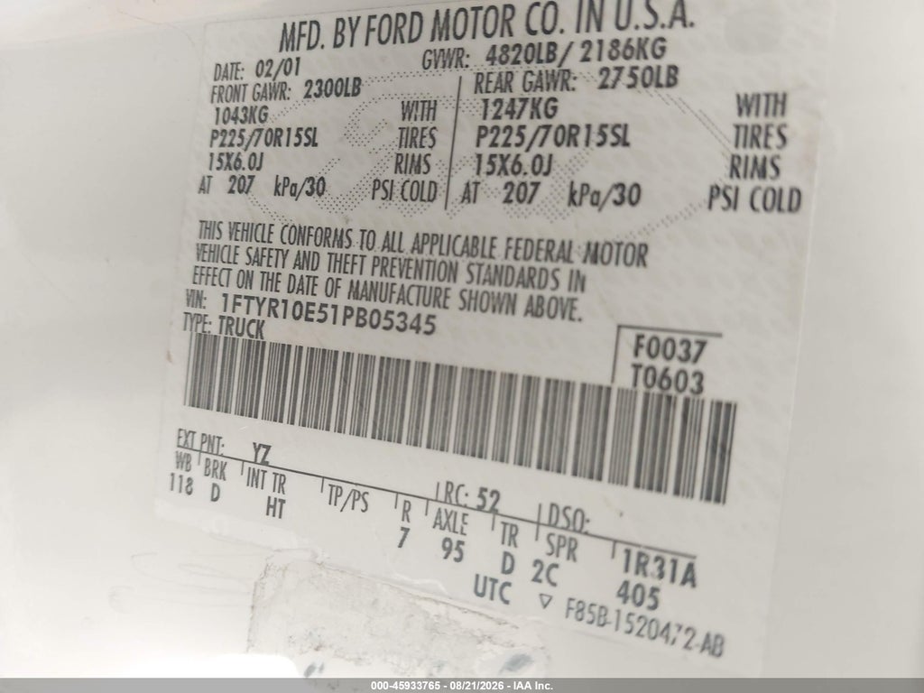 2001 Ford Ranger Edge photo 9