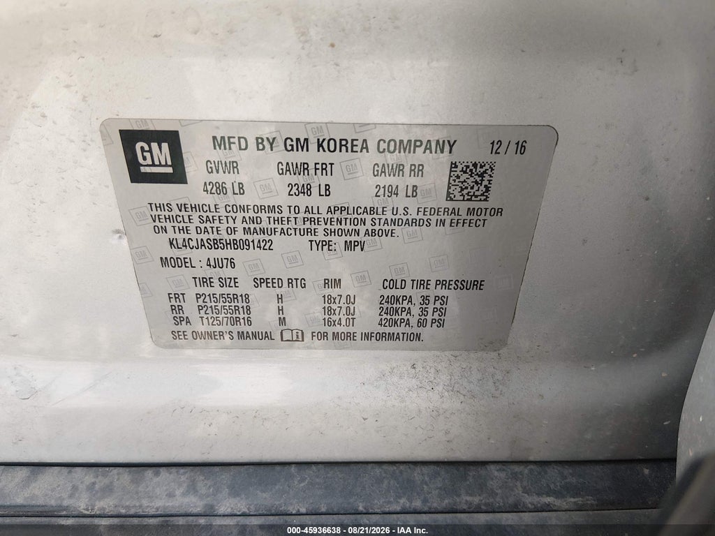 2017 Buick Encore Preferred photo 9