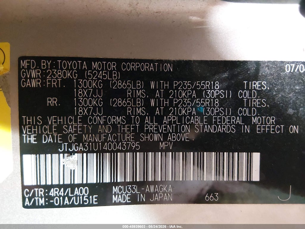 2004 Lexus RX 330 photo 9
