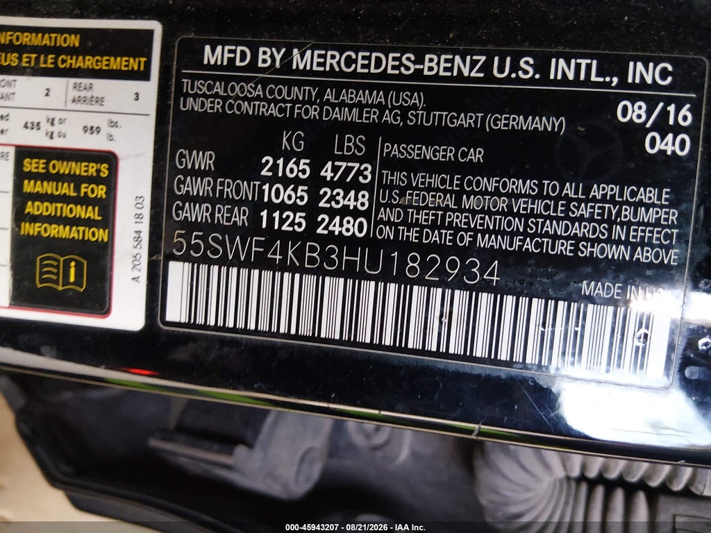 2017 Mercedes-Benz C 300 4MATIC photo 9