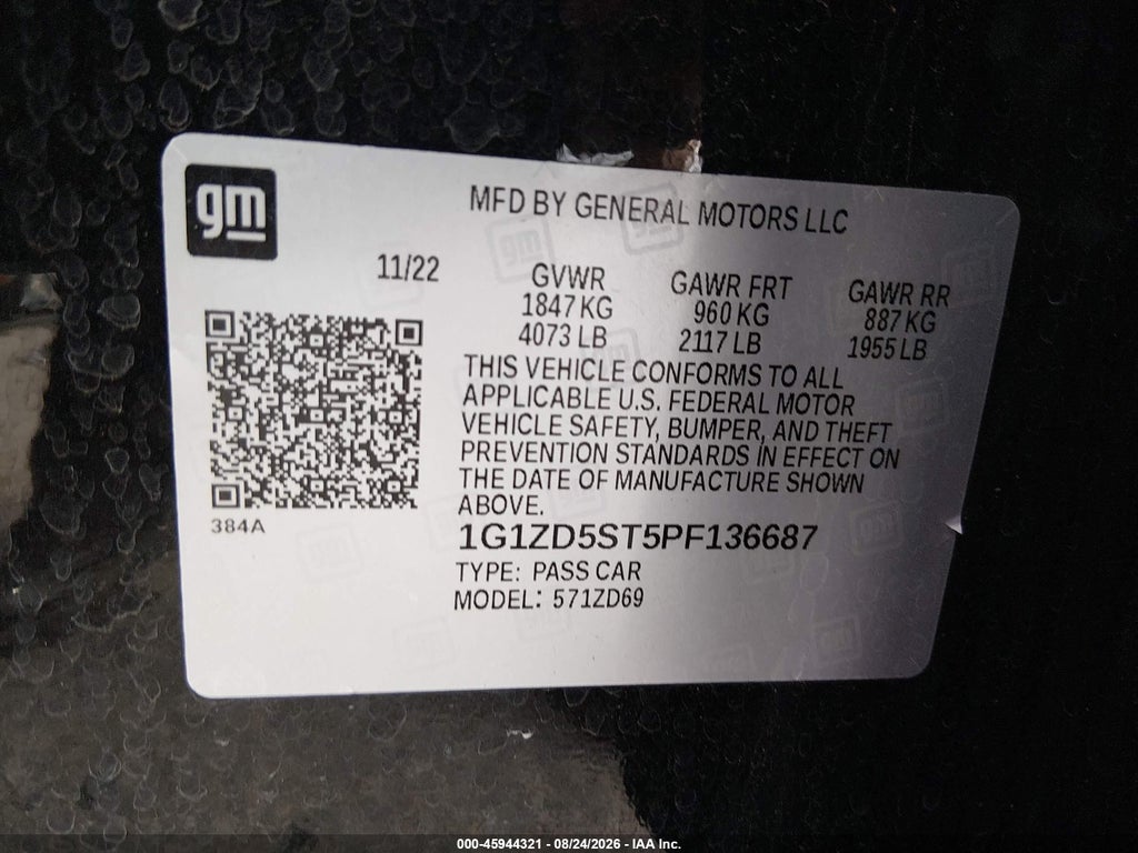 2023 Chevrolet Malibu FWD 1LT photo 9