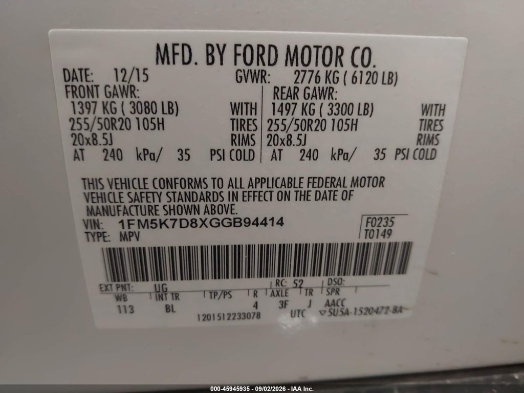 2016 Ford Explorer XLT photo 9