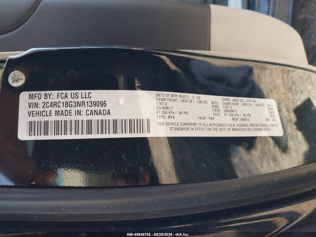 2022 Chrysler Pacifica Touring L photo 9