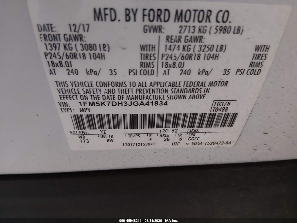 2018 Ford Explorer XLT photo 9