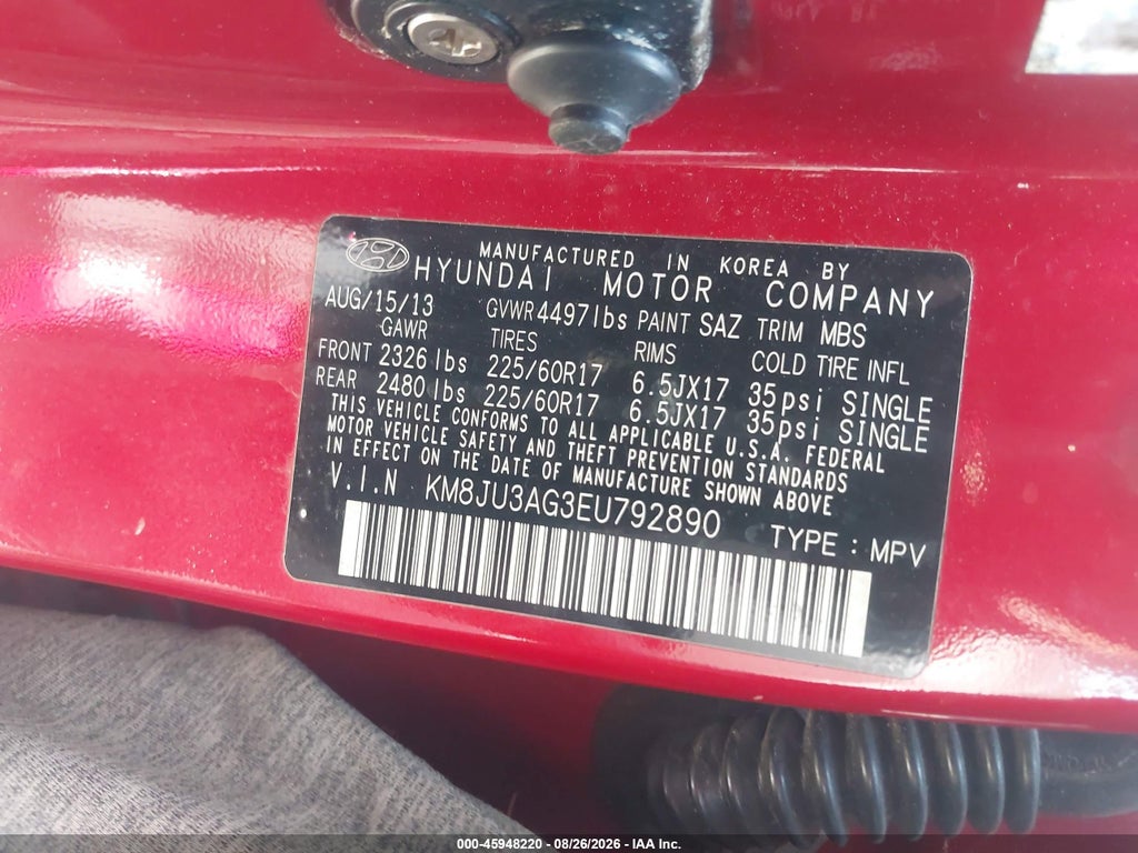 2014 Hyundai Tucson SE photo 9