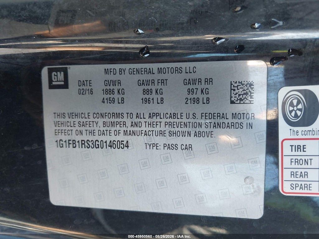 2016 Chevrolet Camaro 1LT photo 9