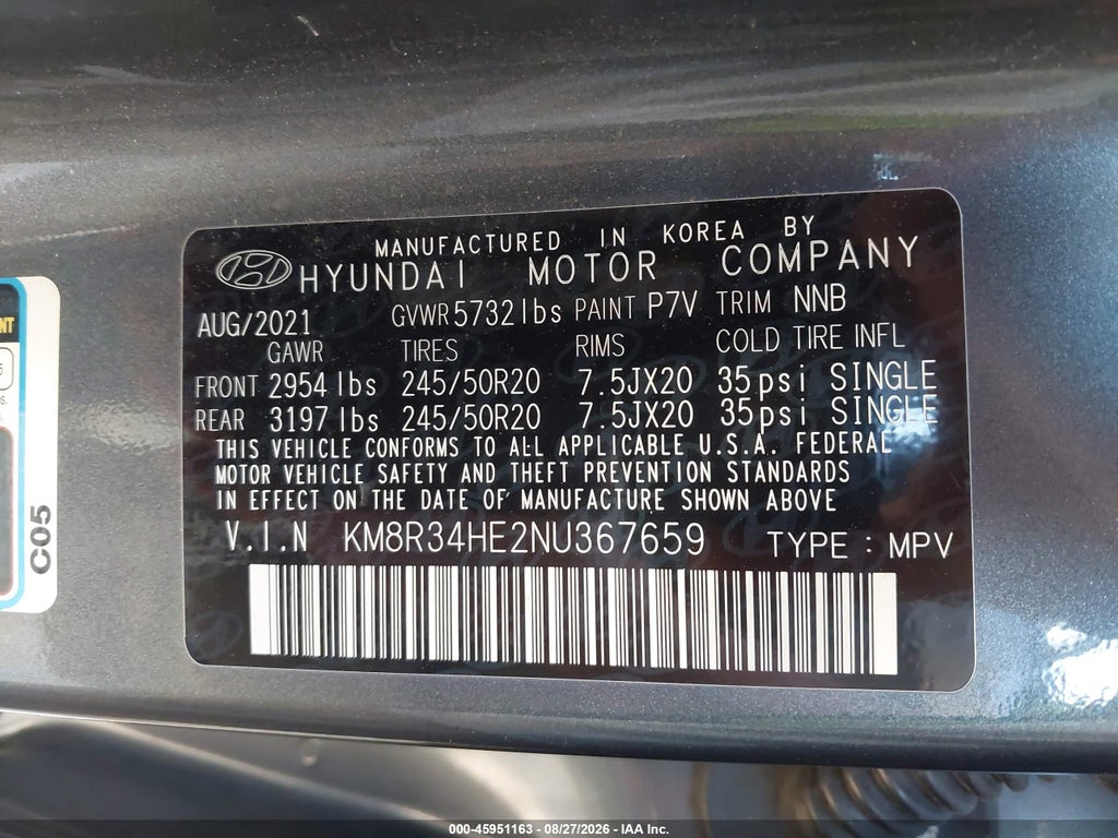 2022 Hyundai Palisade SEL photo 9