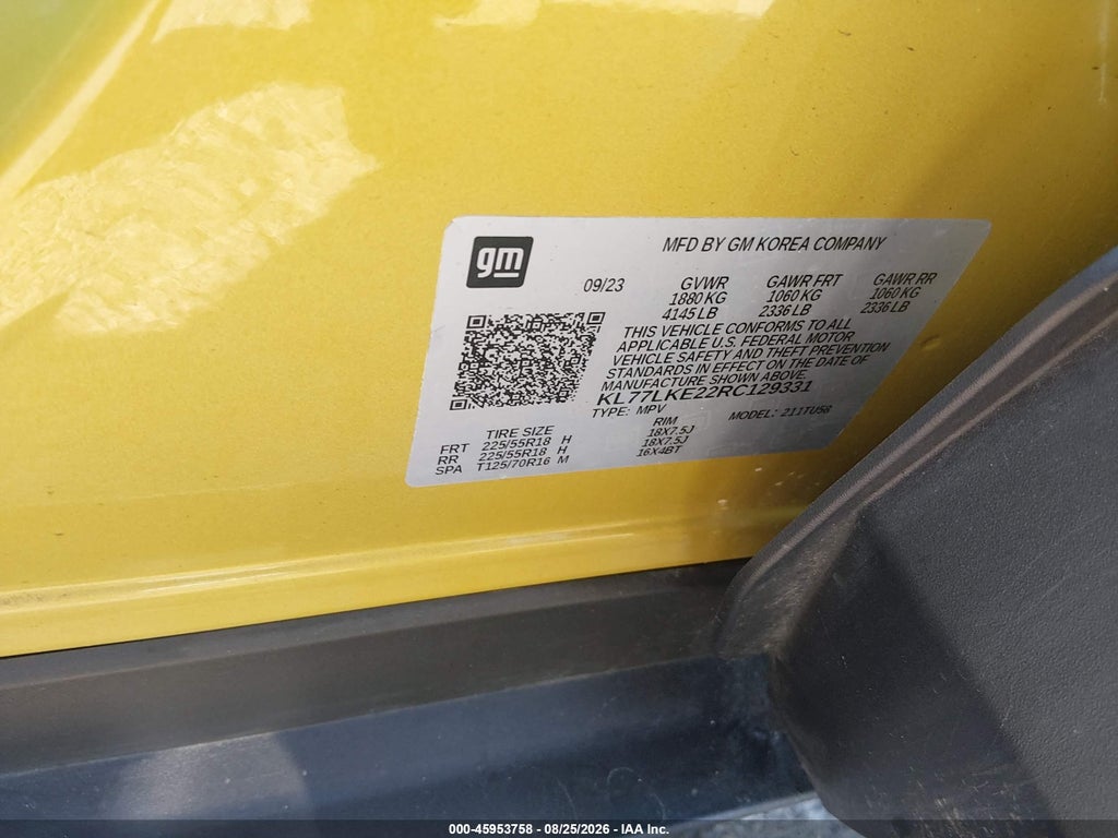 2024 Chevrolet Trax FWD Activ photo 9