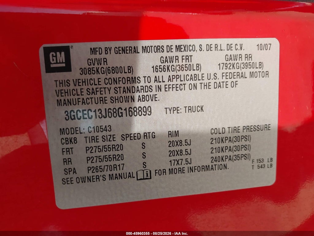 2008 Chevrolet Silverado 1500 LT1 photo 9
