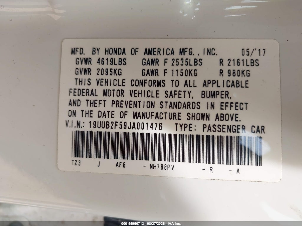 2018 Acura TLX Tech PKG photo 9