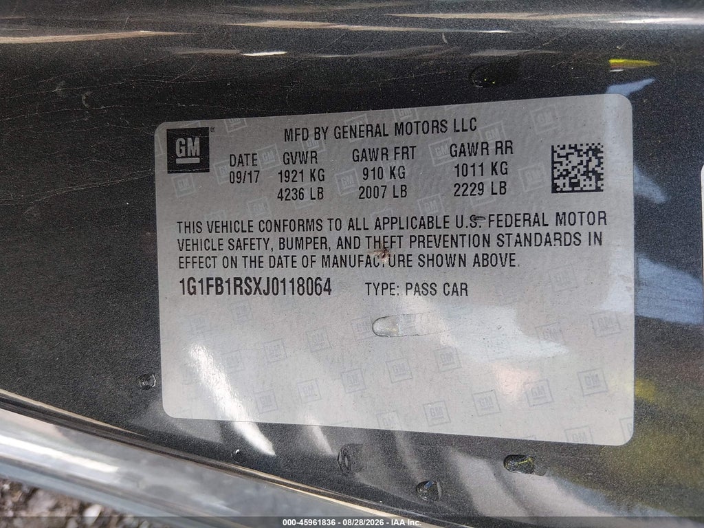2018 Chevrolet Camaro 1LT photo 9