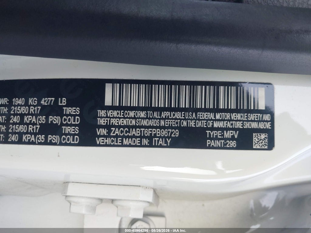 2015 Jeep Renegade Latitude photo 9