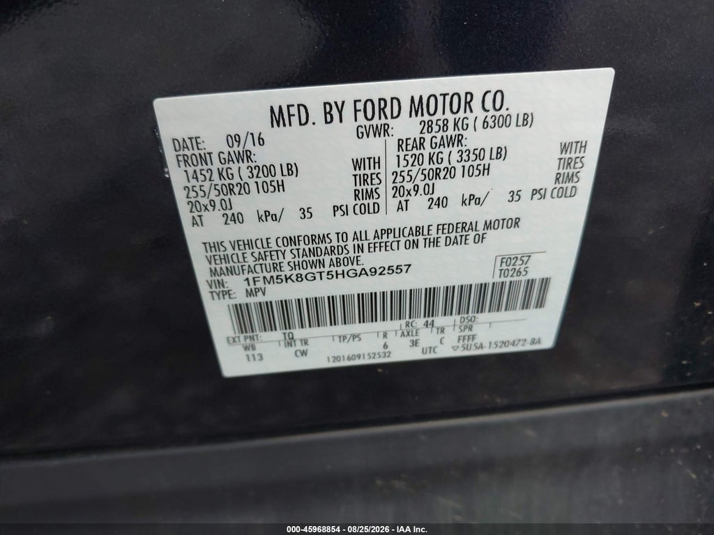 2017 Ford Explorer Sport photo 9