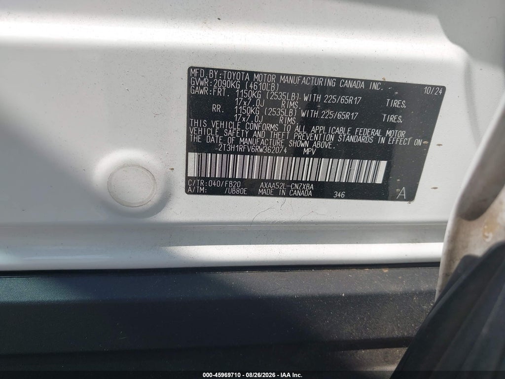 2024 Toyota RAV4 LE photo 9
