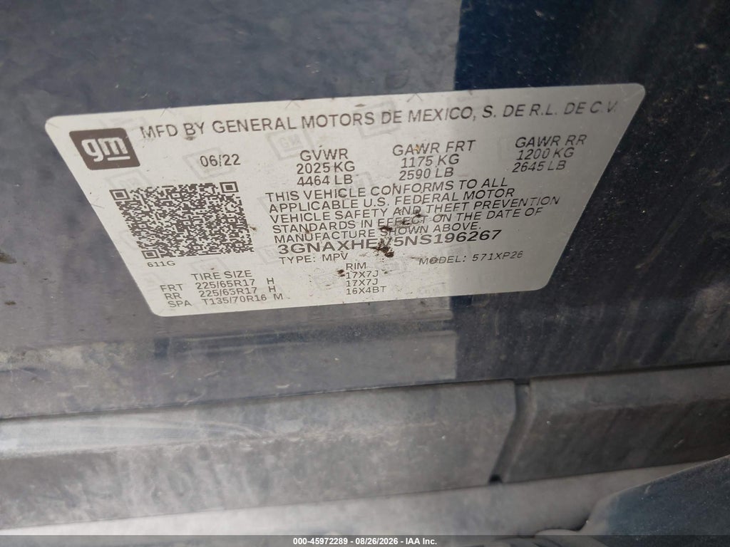 2022 Chevrolet Equinox FWD LS photo 9