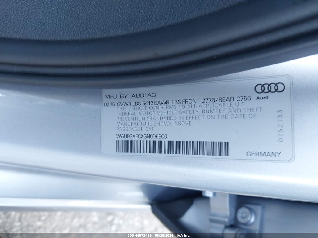 2016 Audi A6 3.0T Premium Plus photo 9