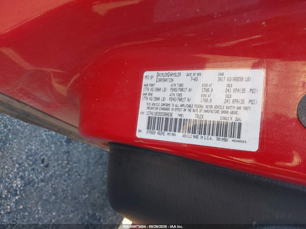 2003 Dodge RAM 1500 SLT/Laramie/ST photo 9