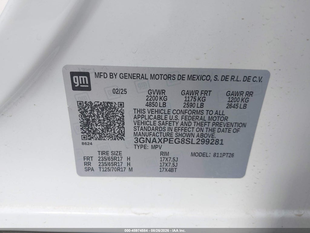 2025 Chevrolet Equinox AWD LT photo 9