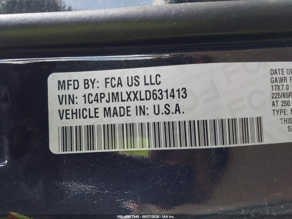 2020 Jeep Cherokee Latitude LUX 4X4 photo 9