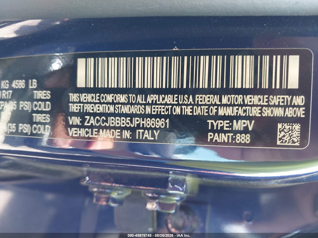 2018 Jeep Renegade Latitude 4X4 photo 9