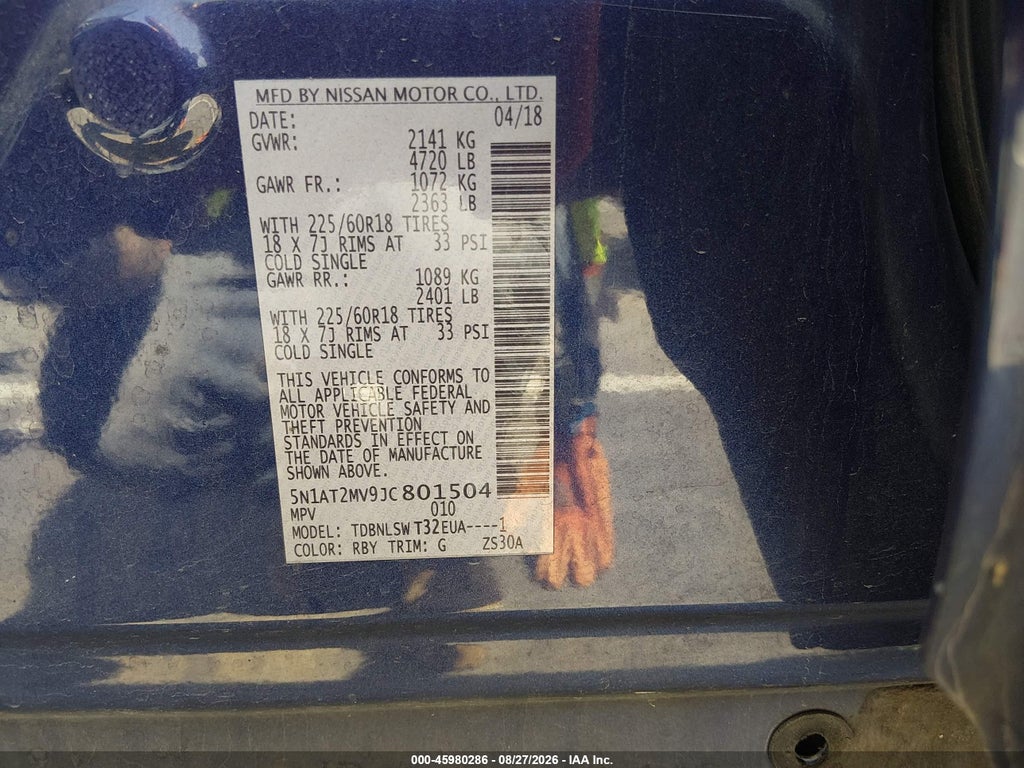 2018 Nissan Rogue SL photo 9