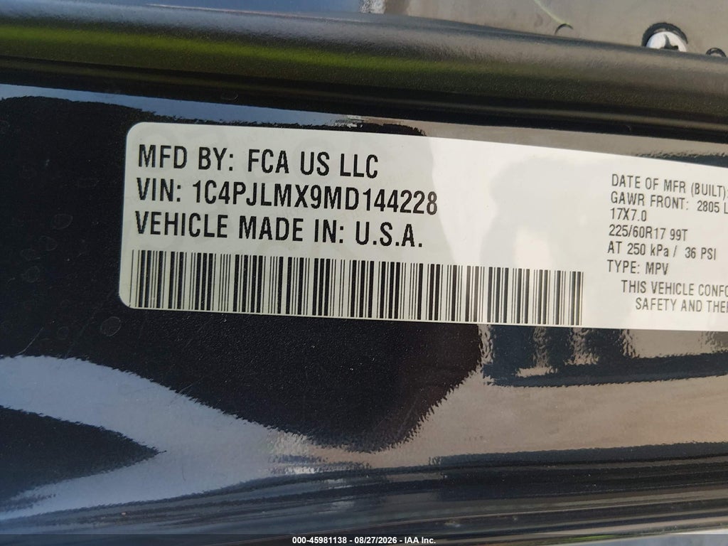2021 Jeep Cherokee Latitude LUX FWD photo 9