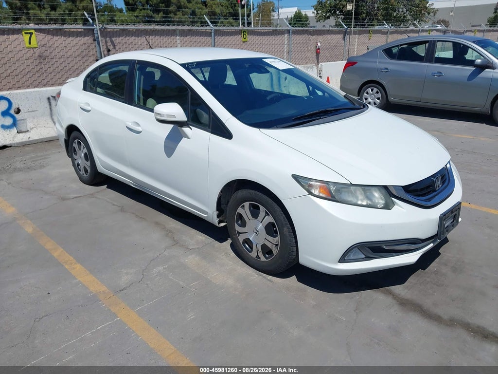 2013 HONDA CIVIC HYBRID 19XFB4F25DE203404