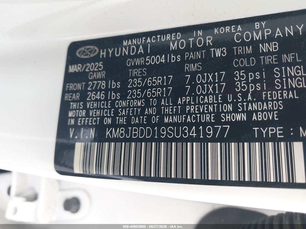 2025 Hyundai Tucson Hybrid Blue photo 9