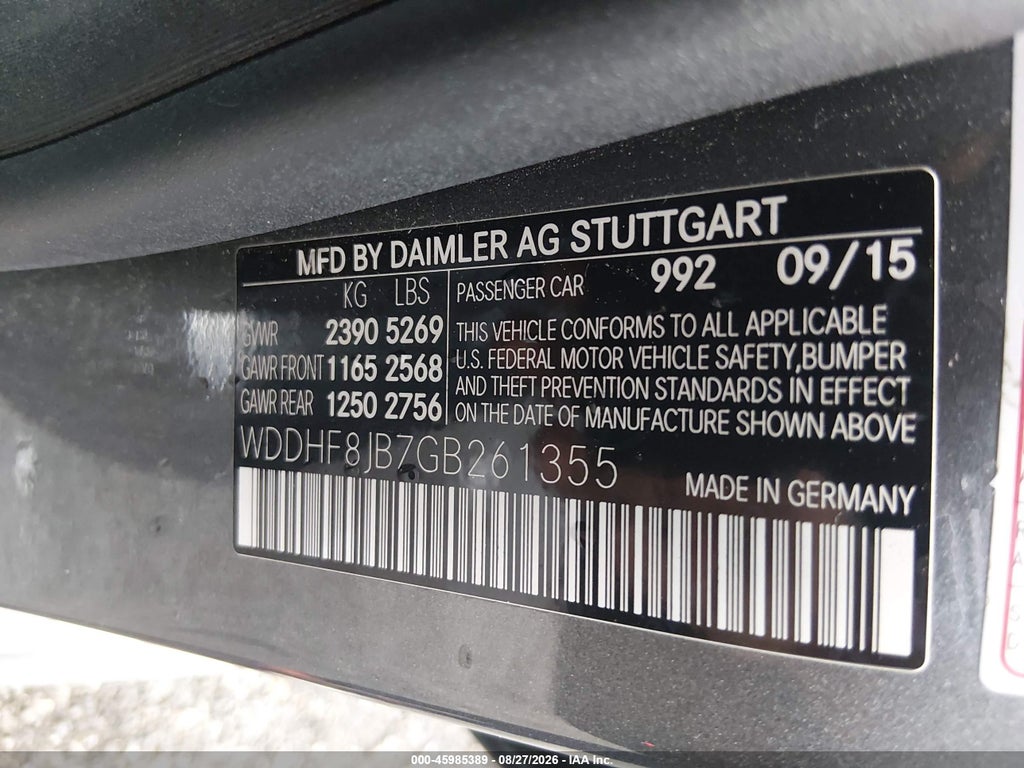 2016 Mercedes-Benz E 350 4MATIC photo 9