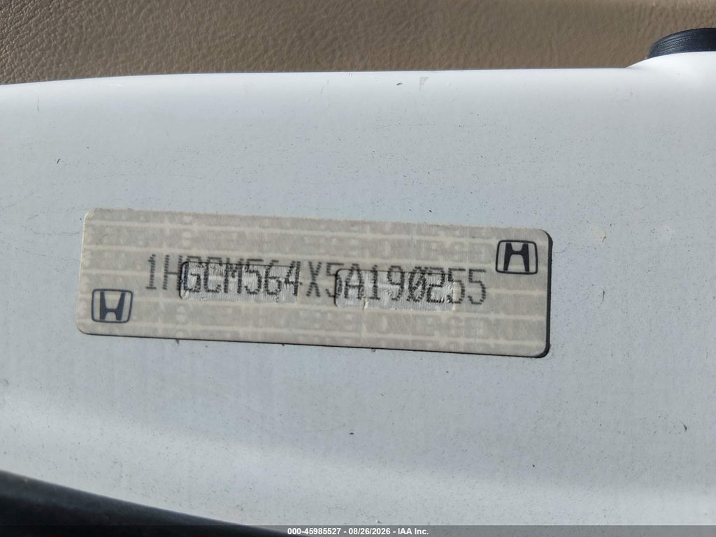 2005 Honda Accord 2.4 LX photo 9