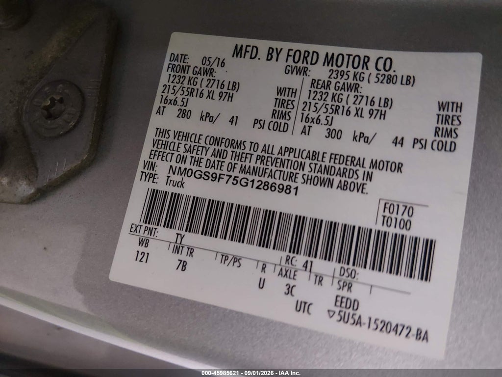 2016 Ford Transit Connect XLT photo 9