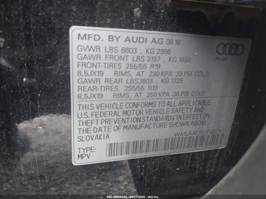 2017 Audi Q7 3.0T Premium photo 9