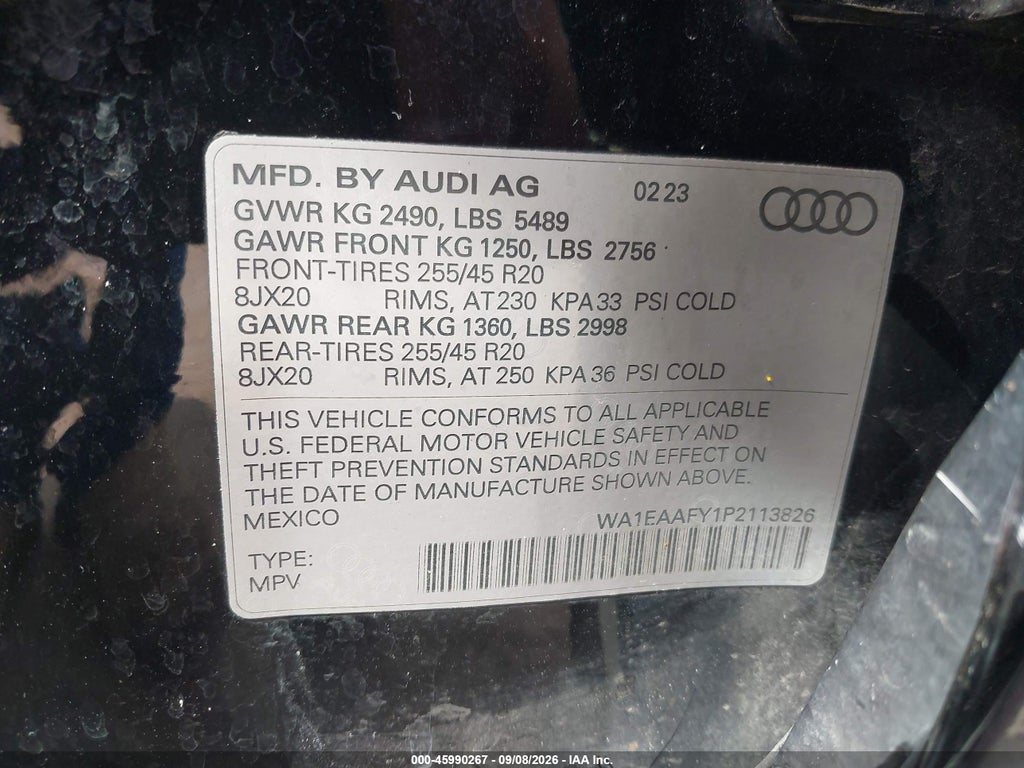2023 Audi Q5 Premium Plus 45 Tfsi S Line Quattro photo 9