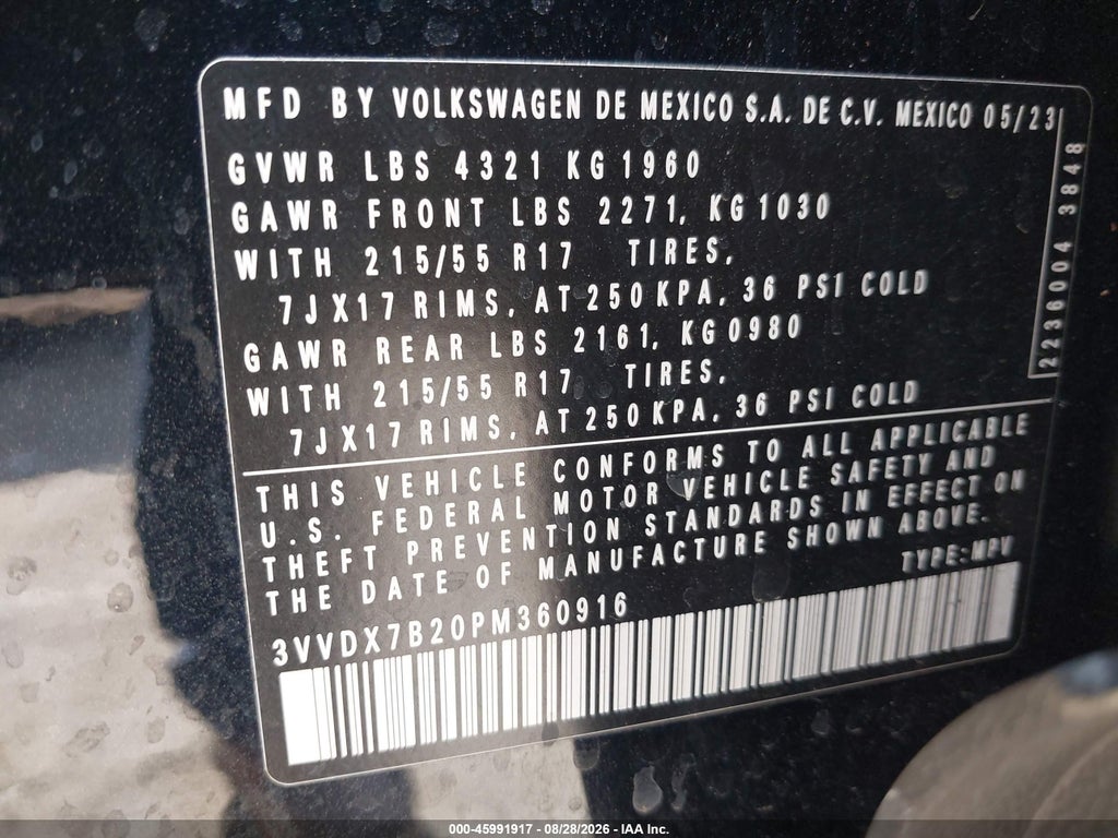 2023 Volkswagen Taos 1.5T S photo 9