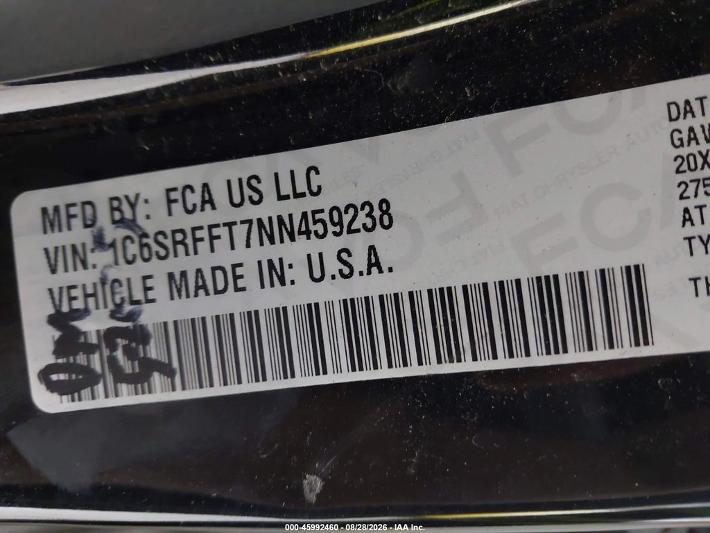 2022 Ram 1500 BIG Horn 4X4 5'7 Box photo 9