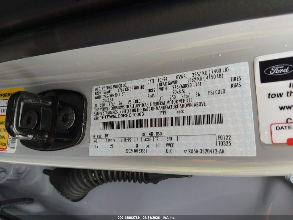 2024 Ford F-150 Lariat photo 9