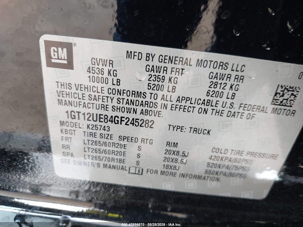 2016 GMC Sierra 2500HD Denali photo 9