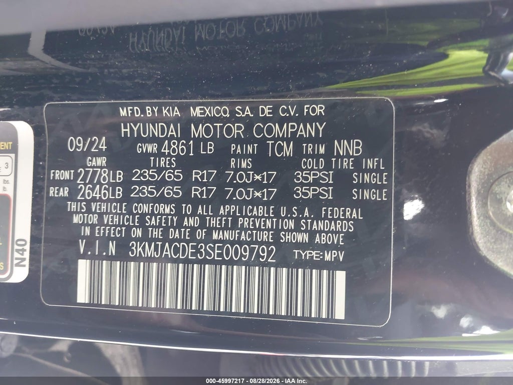 2025 Hyundai Tucson SE photo 9