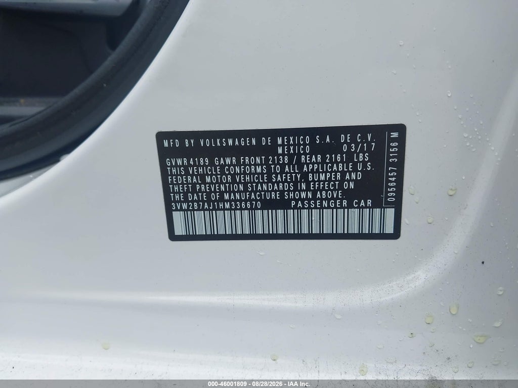 2017 Volkswagen Jetta 1.4T S photo 9