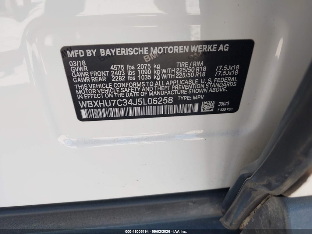 2018 BMW X1 SDRIVE28I photo 9