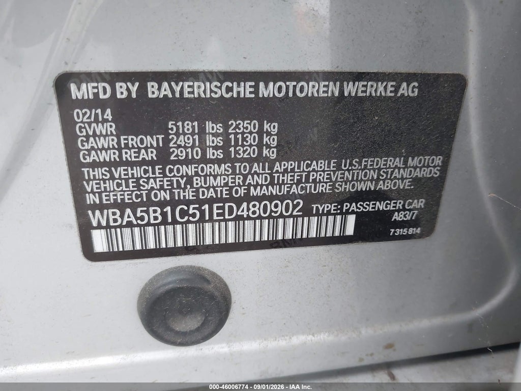 2014 BMW 535I photo 9