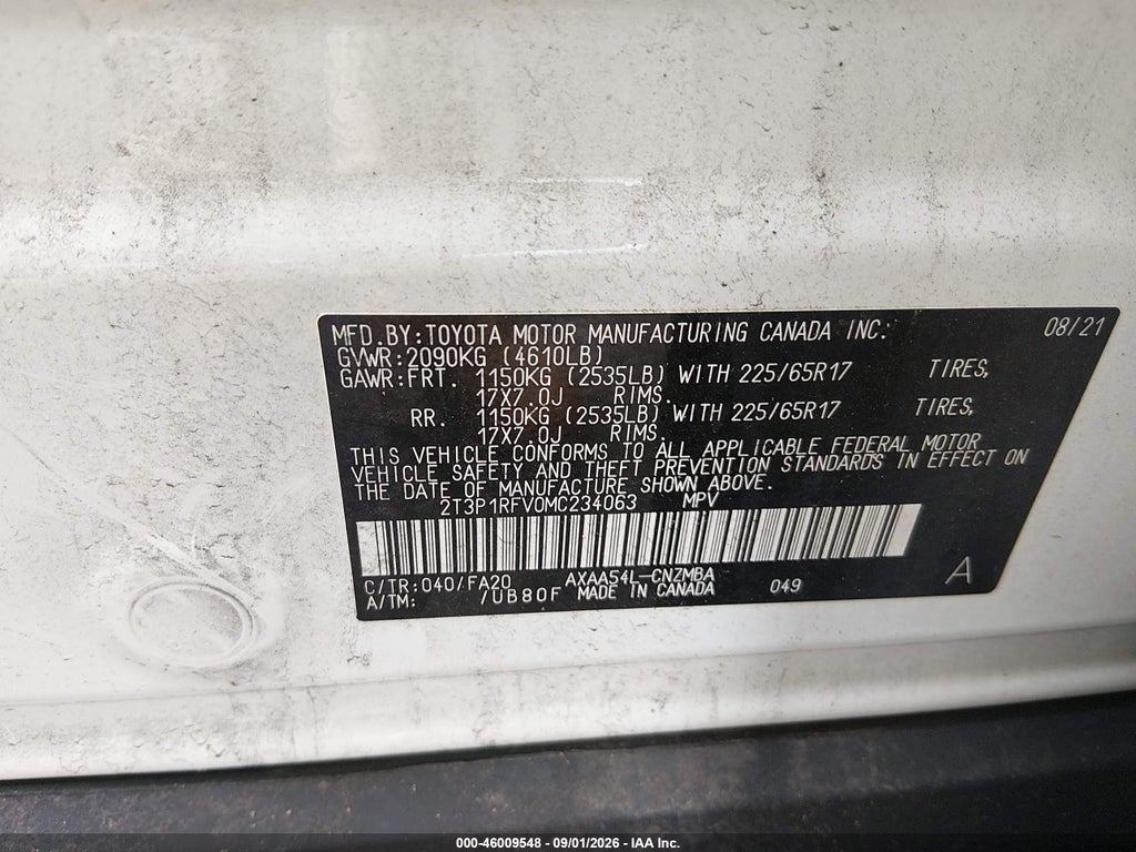 2021 Toyota RAV4 XLE photo 9