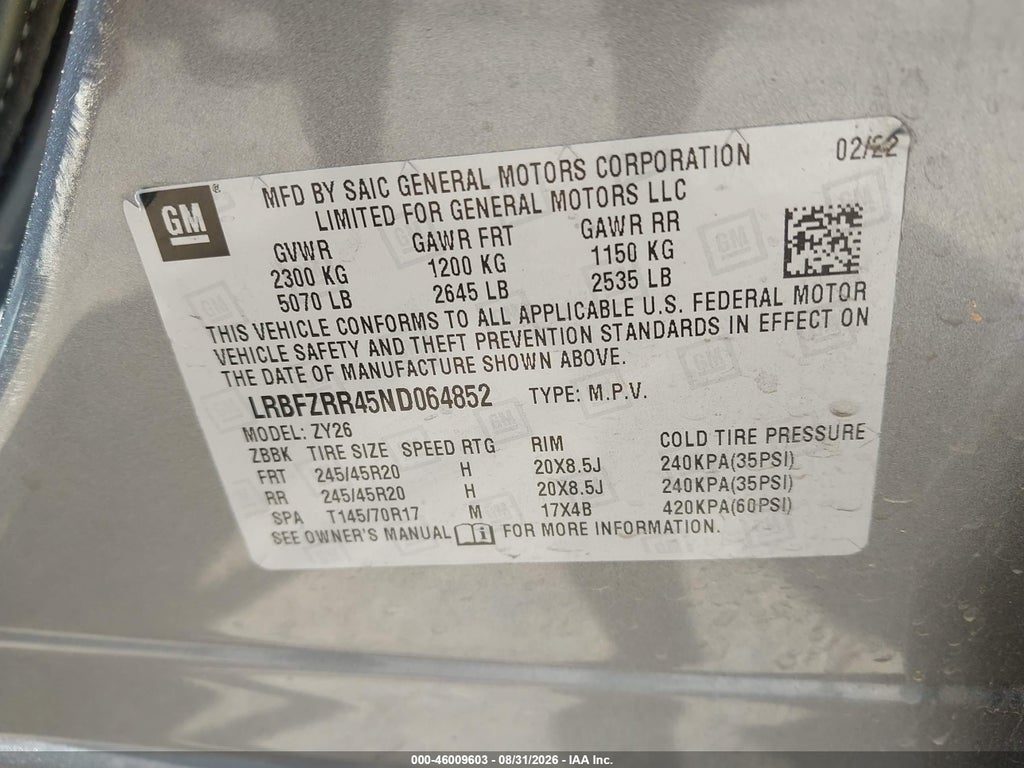 2022 Buick Envision FWD Avenir photo 9