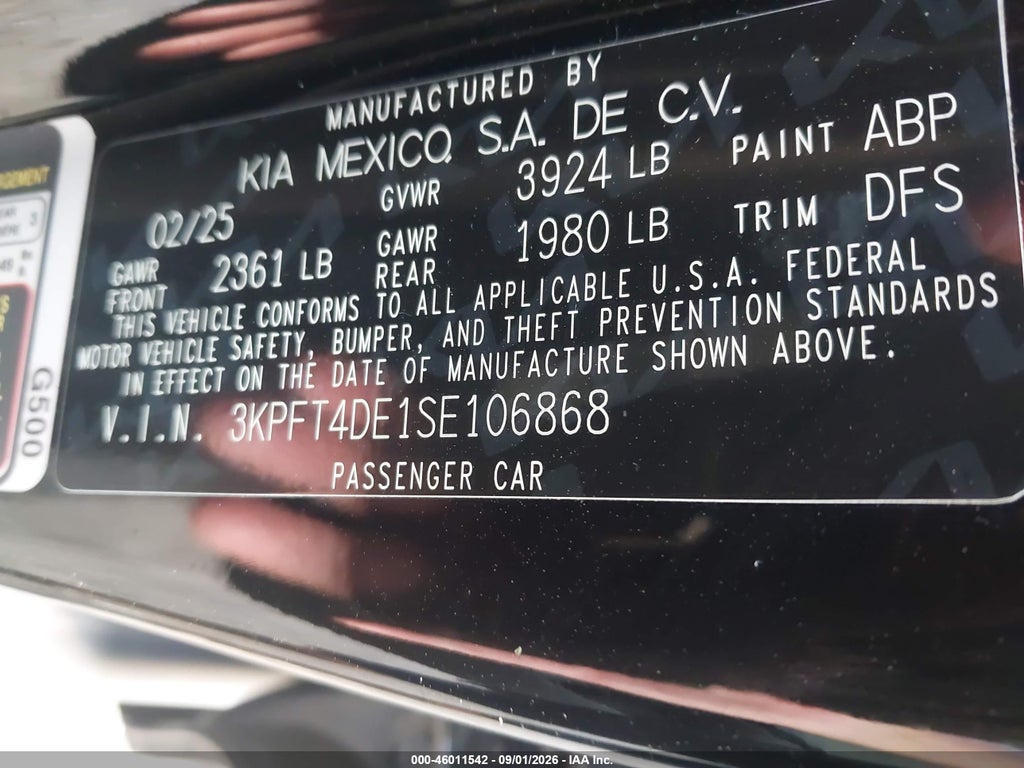 2025 Kia K4 LXS photo 9