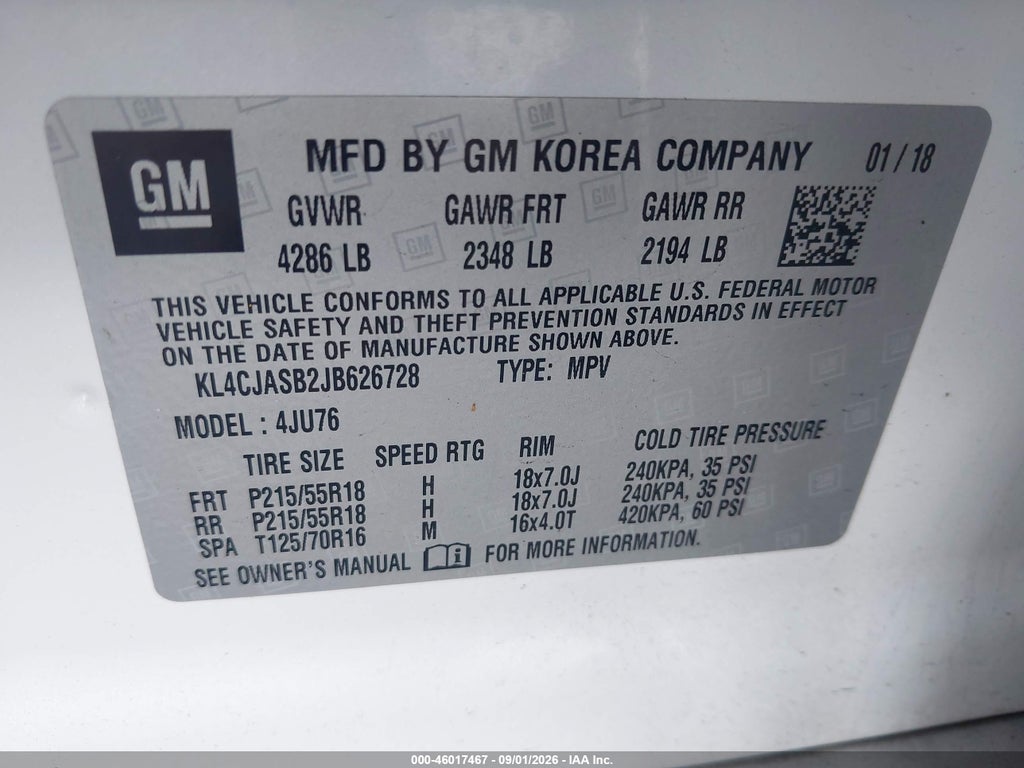 2018 Buick Encore Preferred photo 9