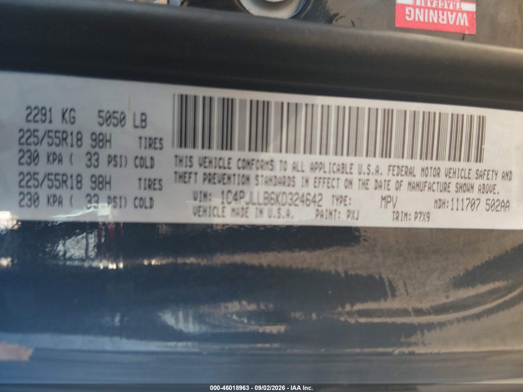 2019 Jeep Cherokee Altitude FWD photo 9