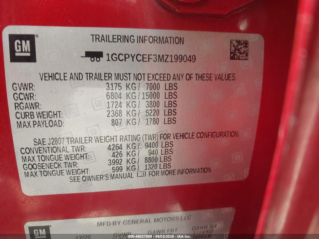 2021 Chevrolet Silverado 1500 4WD Short BED Custom Trail Boss photo 9