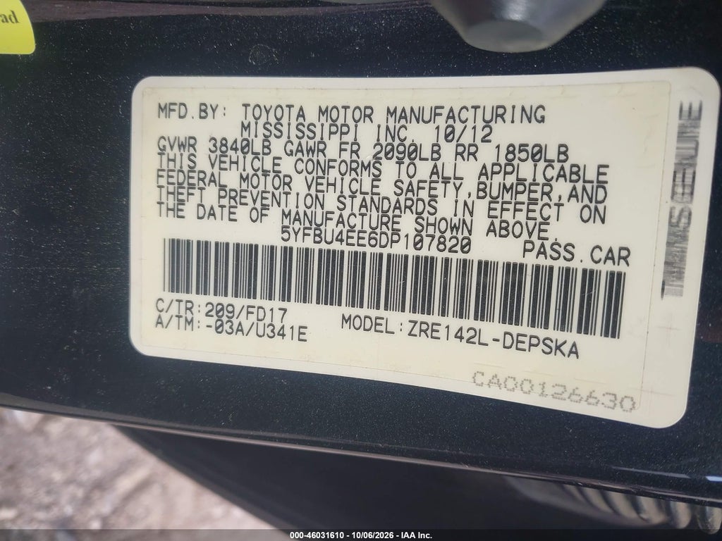 2013 Toyota Corolla S photo 9
