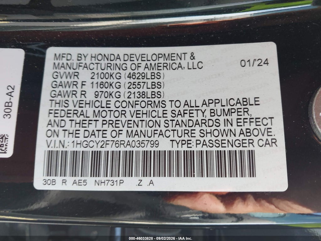 2024 Honda Accord Hybrid Sport-L photo 9